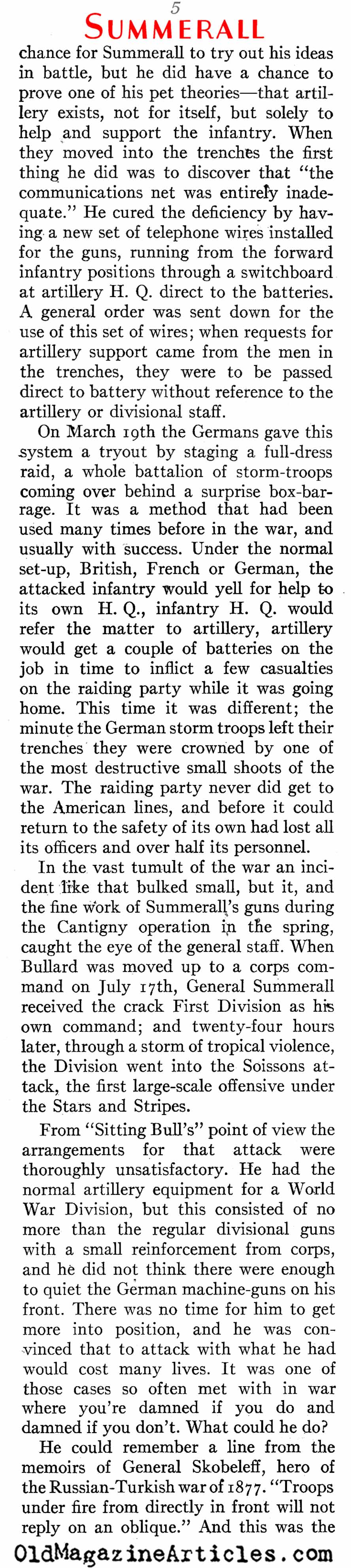 General Charles Summerall (American Legion Magazine, 1939)