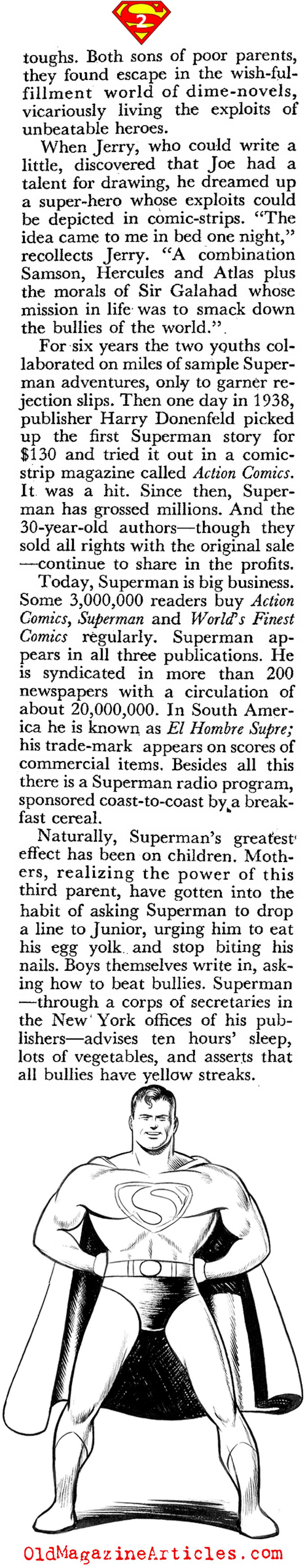 It's Superman! (Coronet Magazine, 1946)