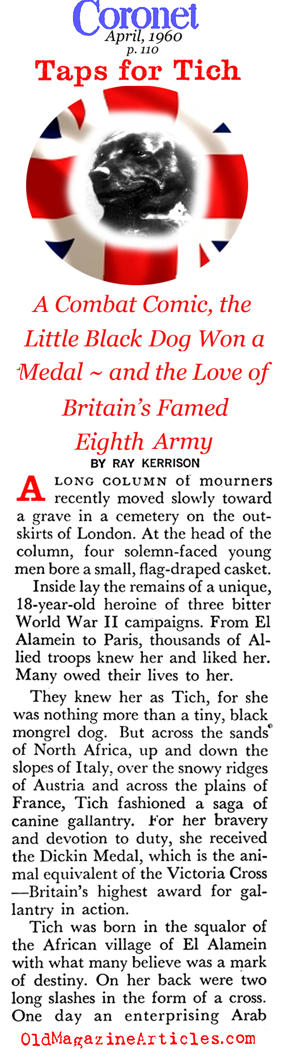 ''Tich'' of El Alamein (Coronet Magazine, 1960)