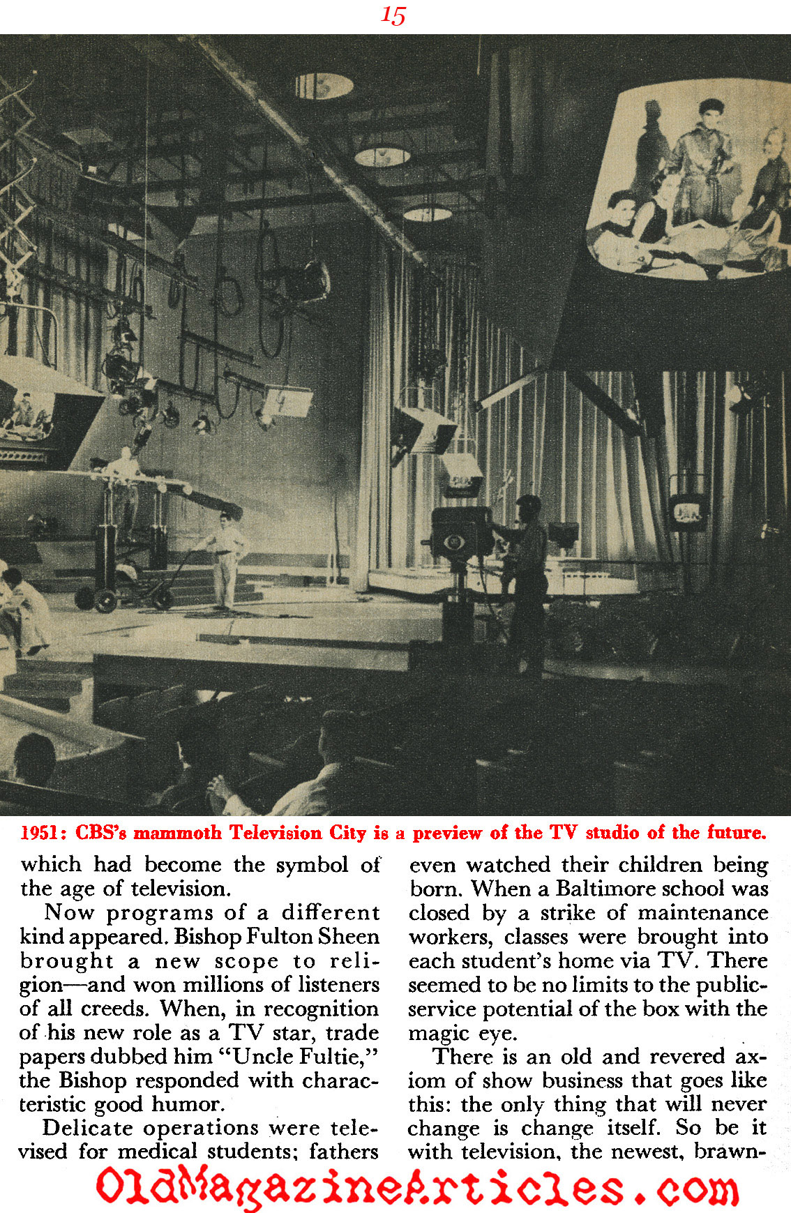 The First Thirty Years of Television (Coronet Magazine, 1954)