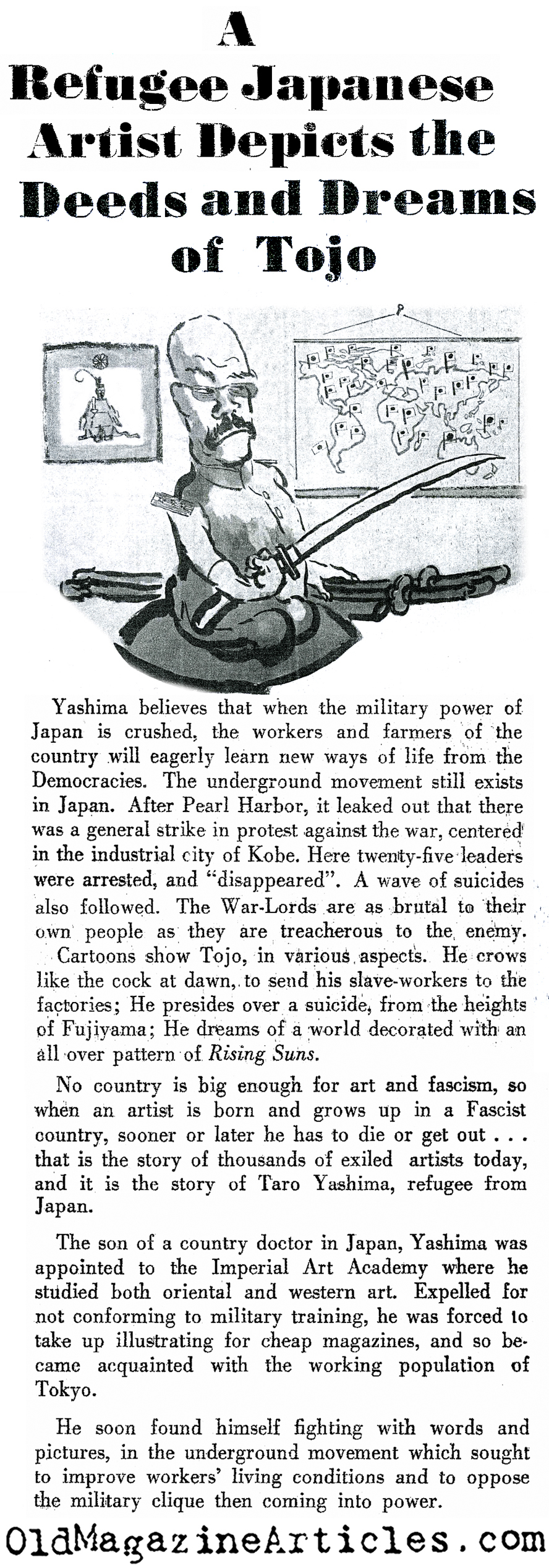 Taro Yashima (Direction Magazine, 1944)