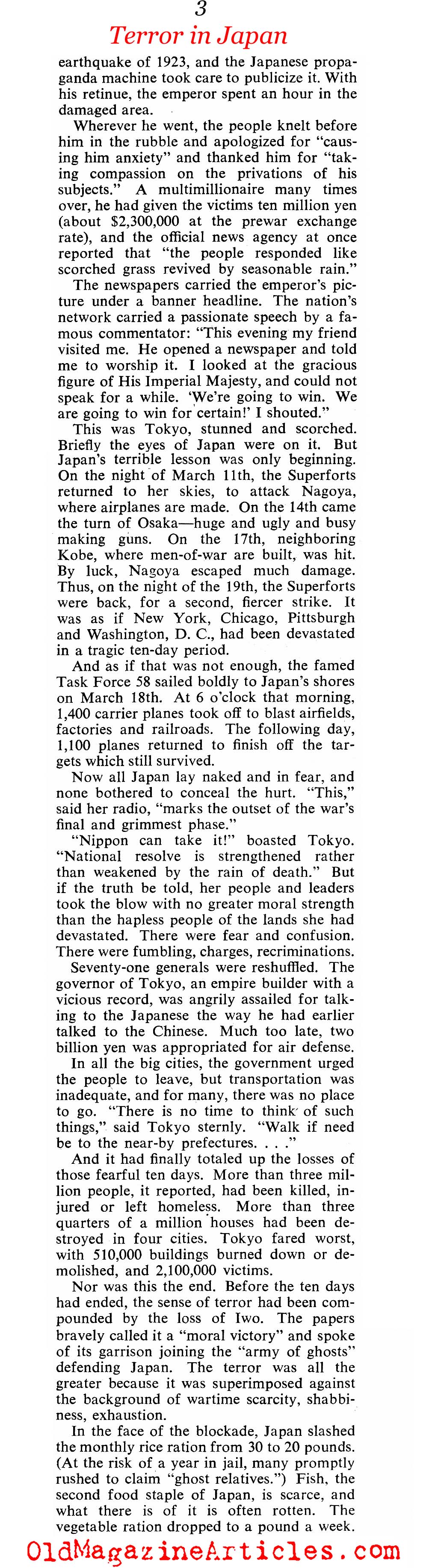 ''Terror in Japan'' (Collier's Magazine, 1945)