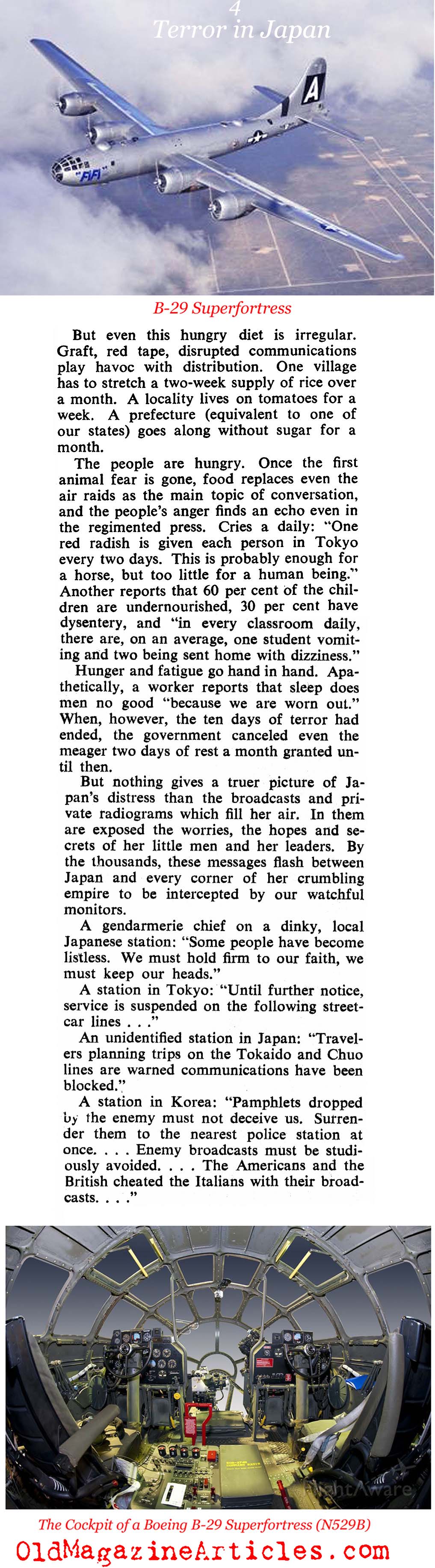 ''Terror in Japan'' Collier's Magazine, 1945)