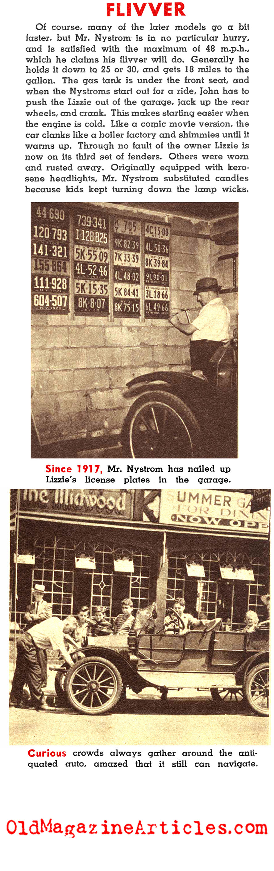 Mr. Nystrom's Car Won't Quit (Spot Magazine, 1941)
