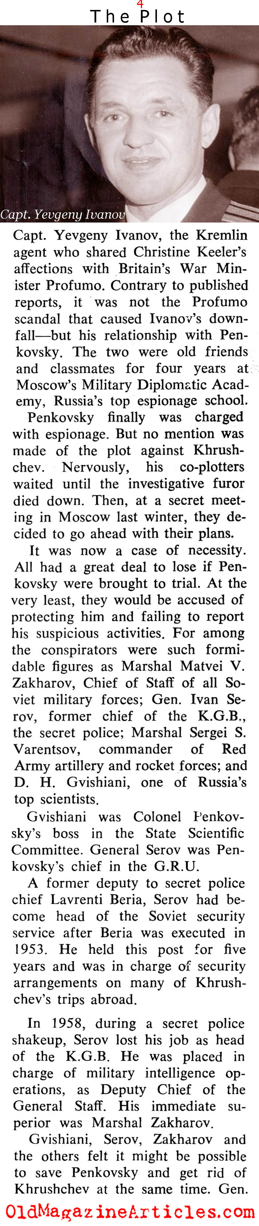 The Coup of 1963 (Coronet Magazine, 1964)