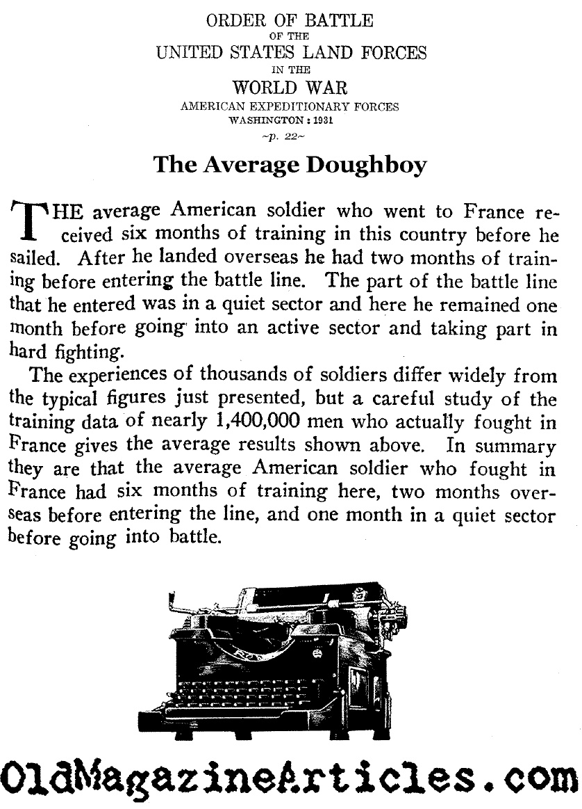 Training the Doughboy (U.S. Gov. 1931)