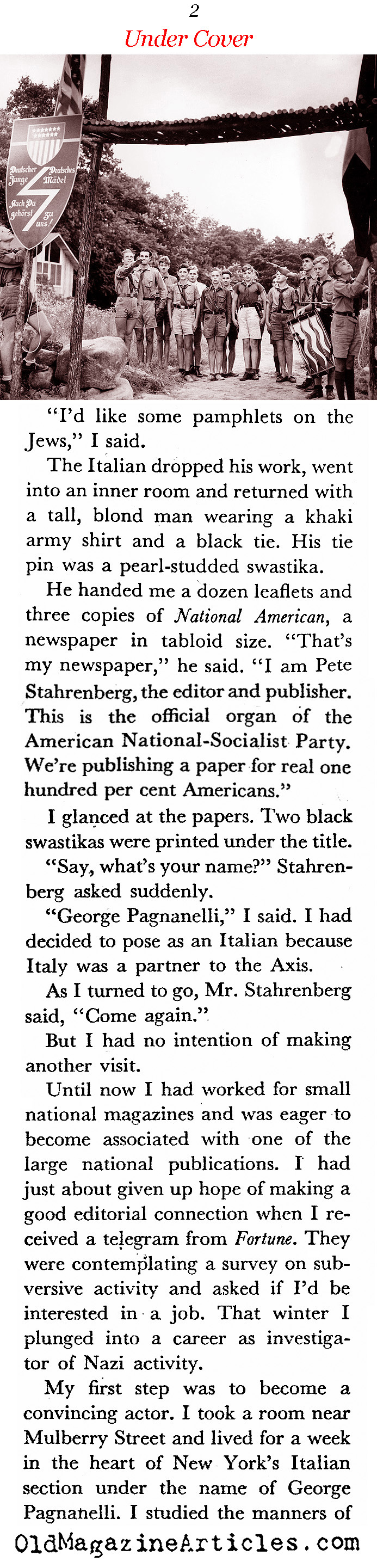 American Fascists Exposed (Coronet Magazine, 1944)