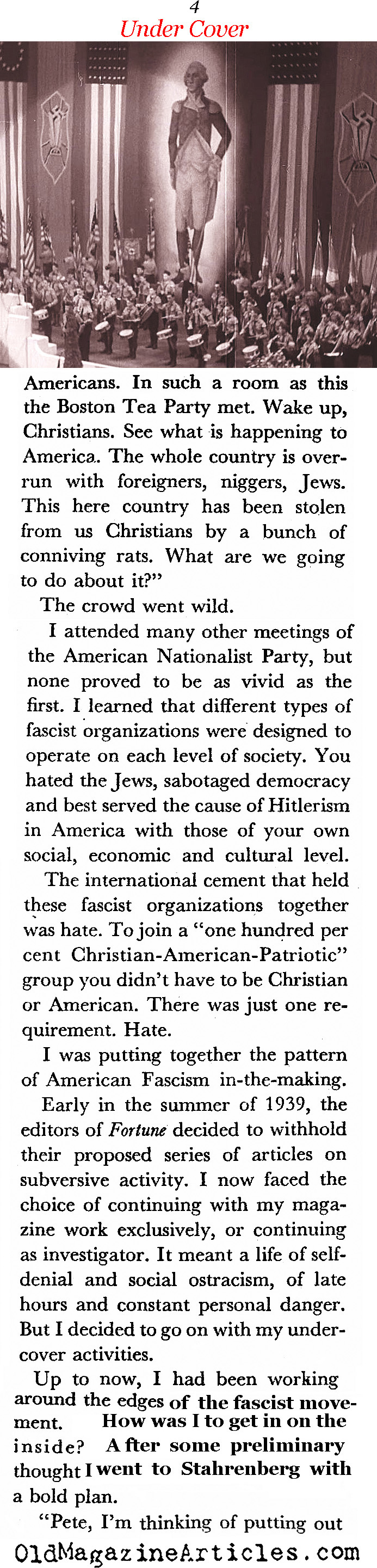 American Fascists Exposed (Coronet Magazine, 1944)