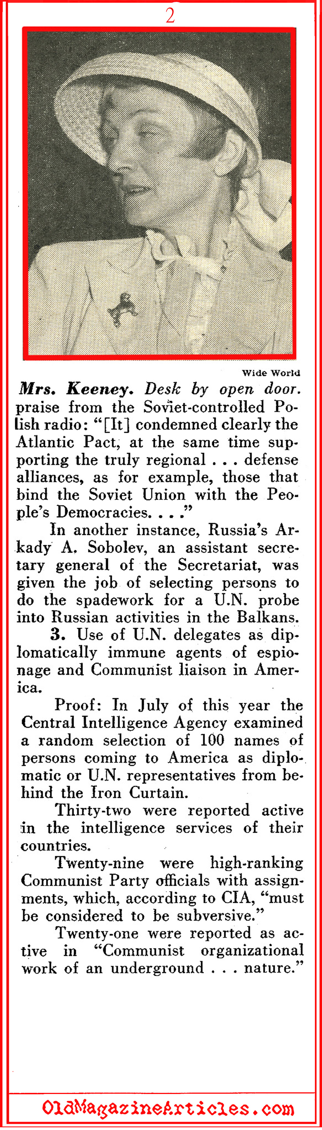 The Soviets at the U.N. (Pathfinder Magazine, 1949)