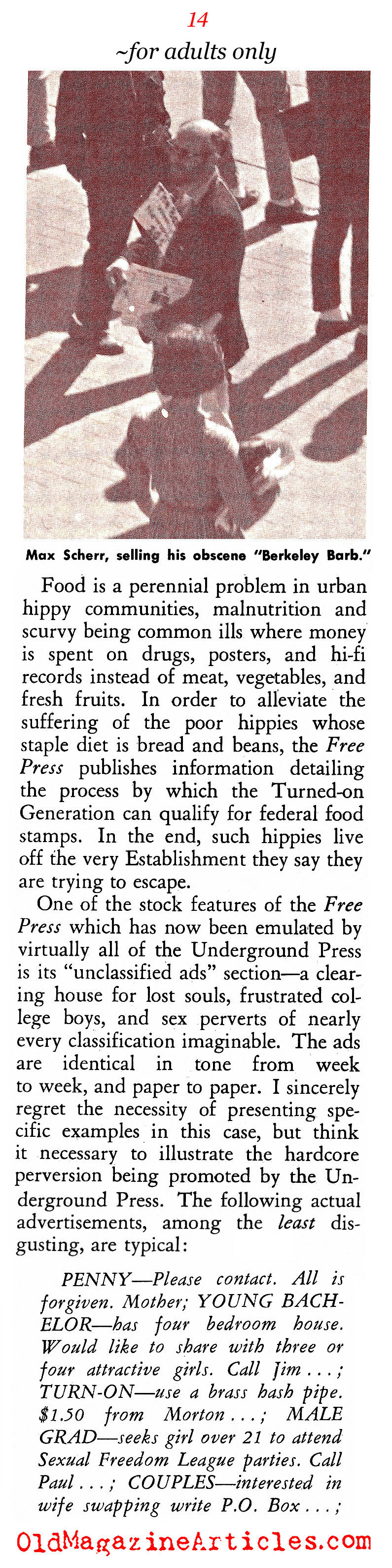 The Underground Newspapers of the Sixties (American Opinion, 1967)