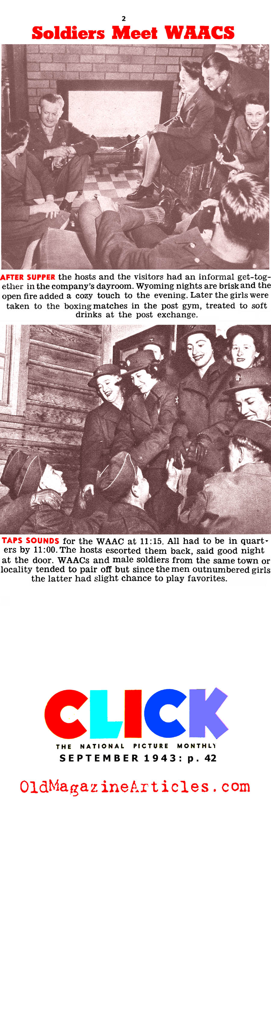 Guys & WAACs (Click Magazine, 1943)