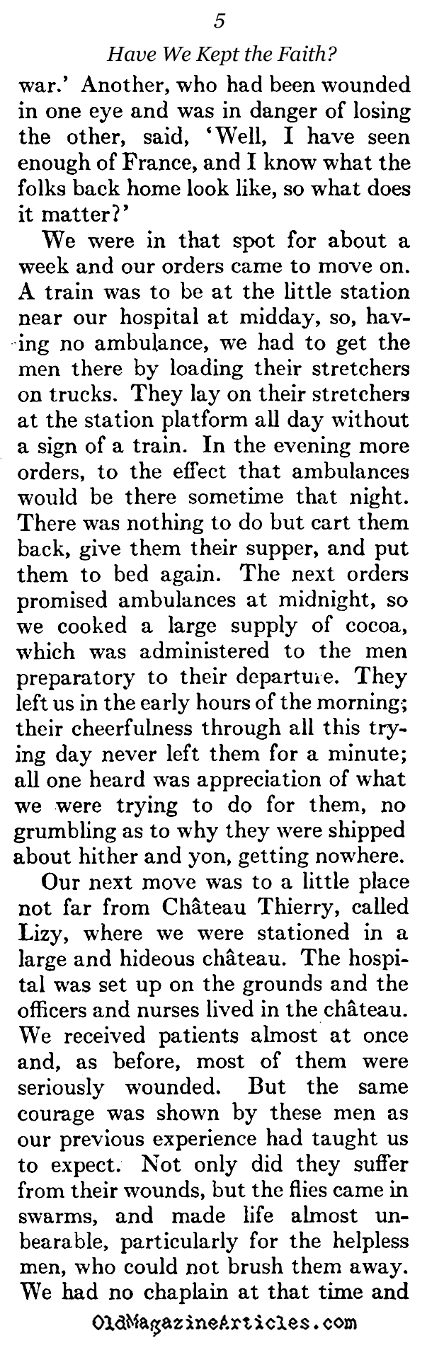 Remembering the American Dead (The Atlantic Monthly, 1923)