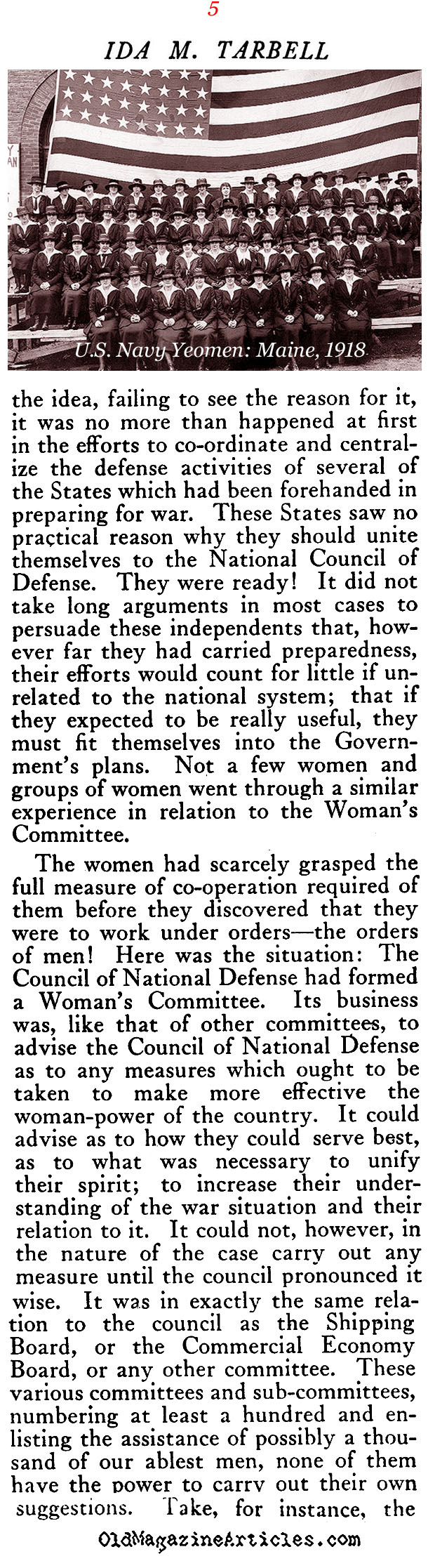 Winning the War with Women (Harper's Monthly, 1917)