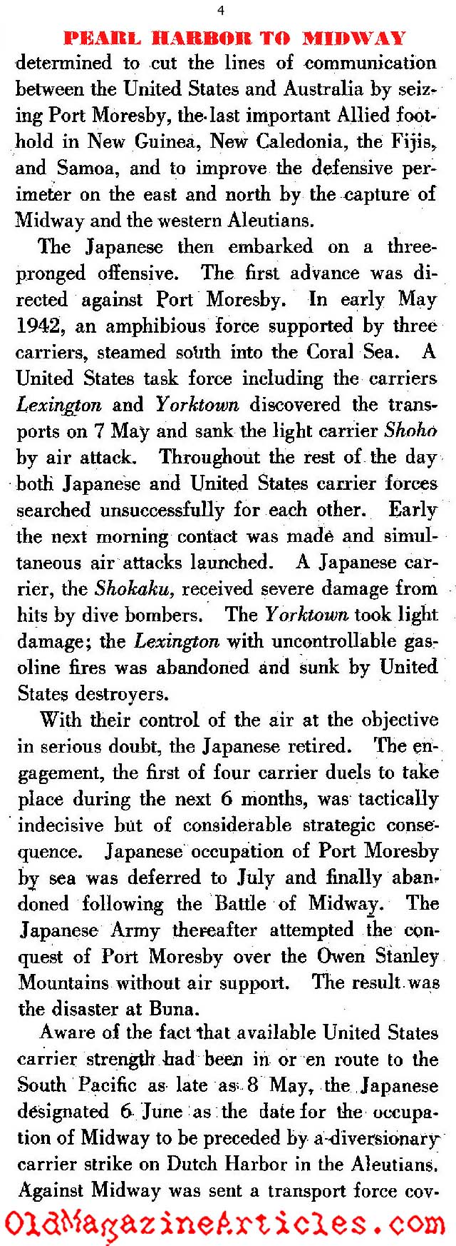 The U.S. Navy's War: Pearl Harbor to Midway (Dept. of the Navy, 1947)