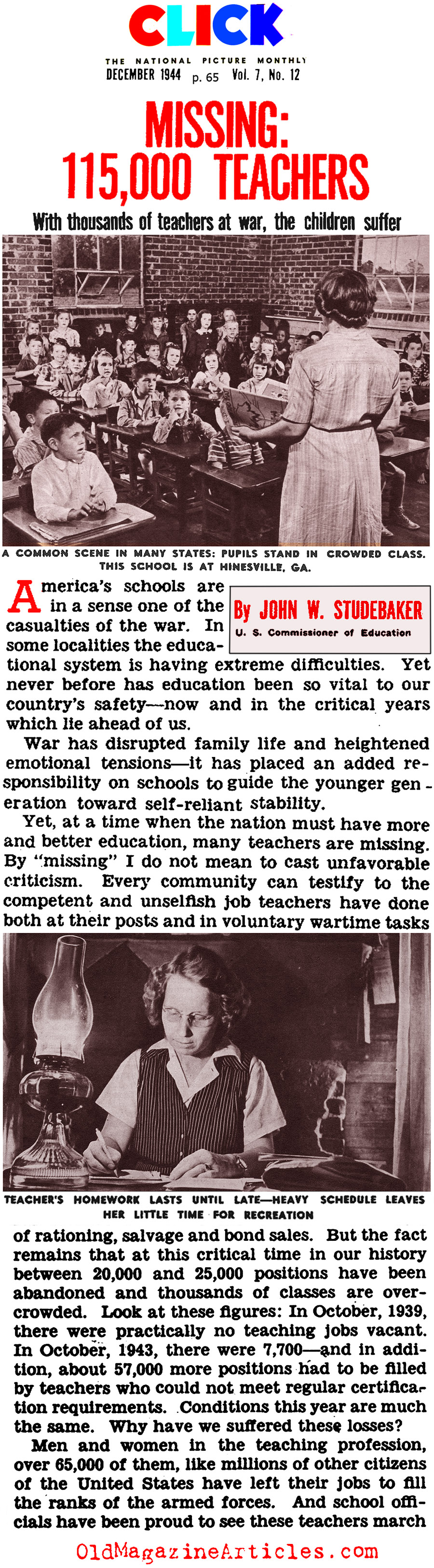 The Absent Teachers (Click Magazine, 1944)