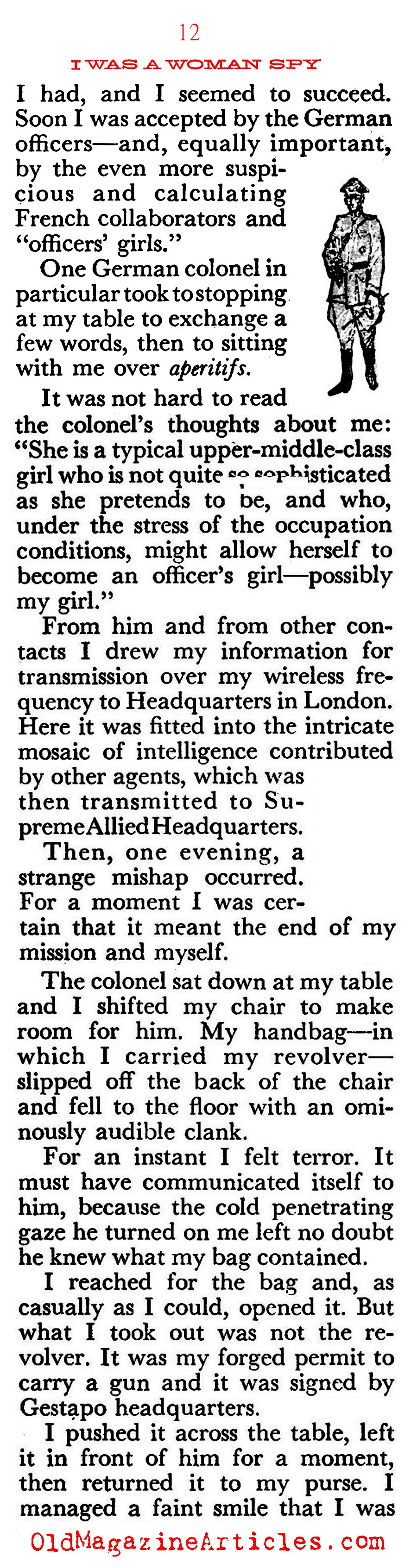 The Lady was a Spy  (Coronet Magazine, 1954)