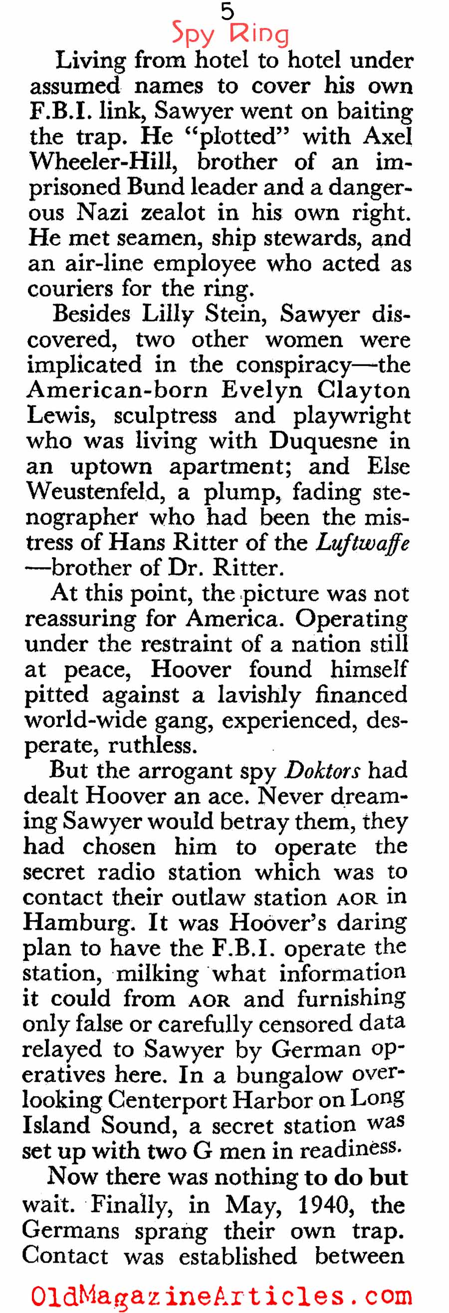 Counter-Espionage (Coronet Magazine, 1951)