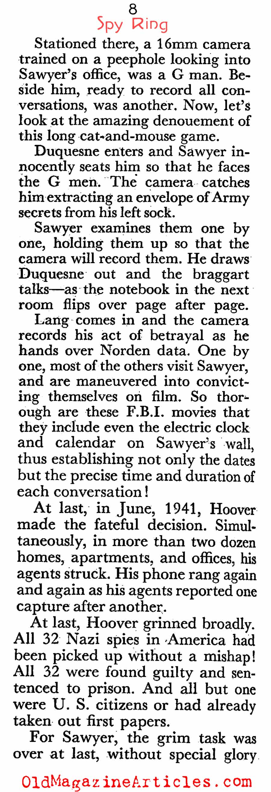 Counter-Espionage (Coronet Magazine, 1951)