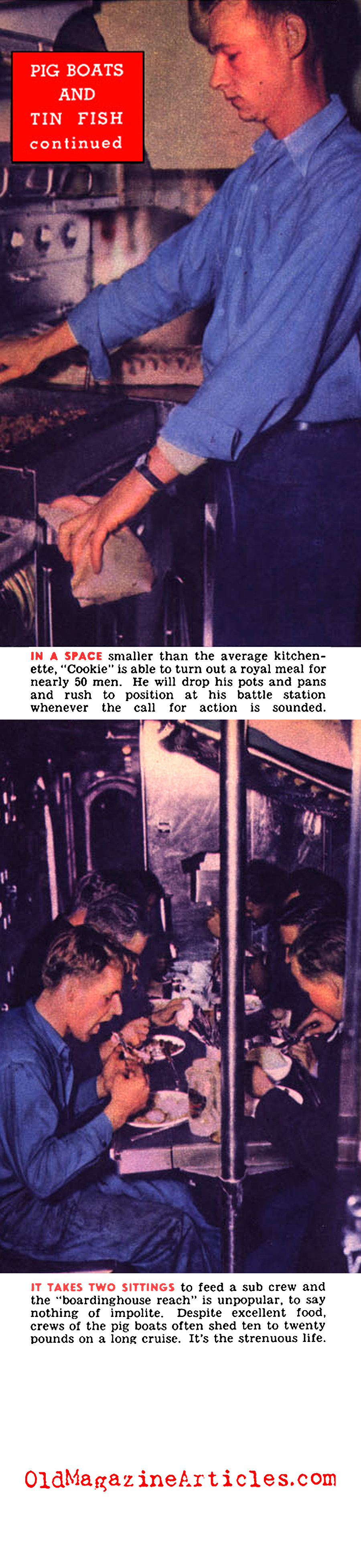 Life on a U.S. Navy Sub (Click Magazine, 1943)