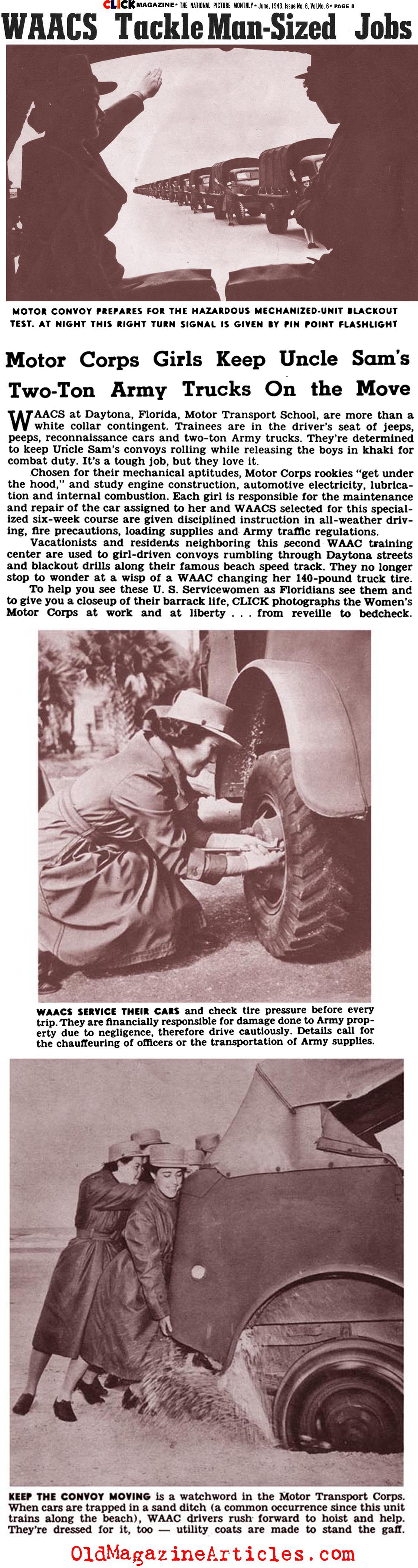 WAAC Truck Drivers (Click Magazine, 1943)