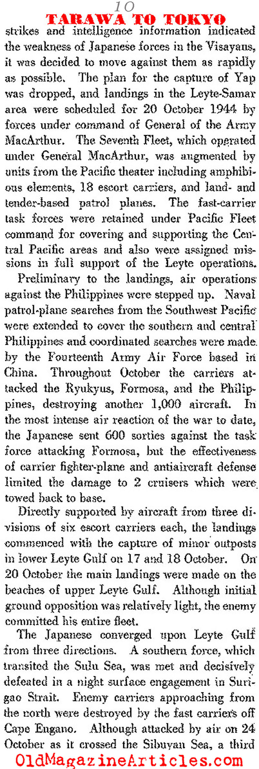 The U.S. Navy's War: Tarawa to Tokyo (Dept. of the Navy, 1947)