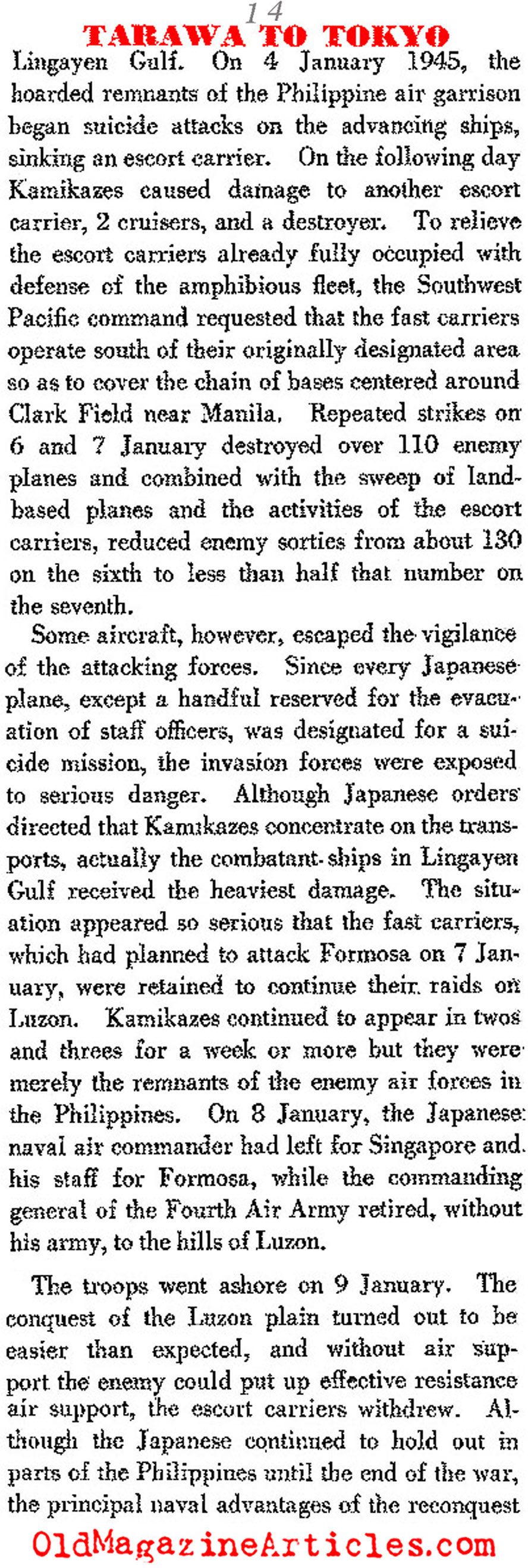 The U.S. Navy's War: Tarawa to Tokyo (Dept. of the Navy, 1947)