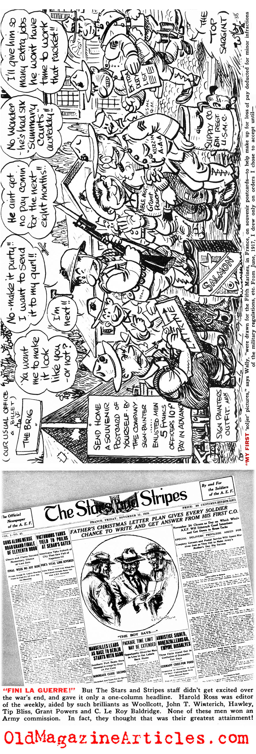 Cartoonist ''Wally'' Remembers (Click Magazine, 1938)