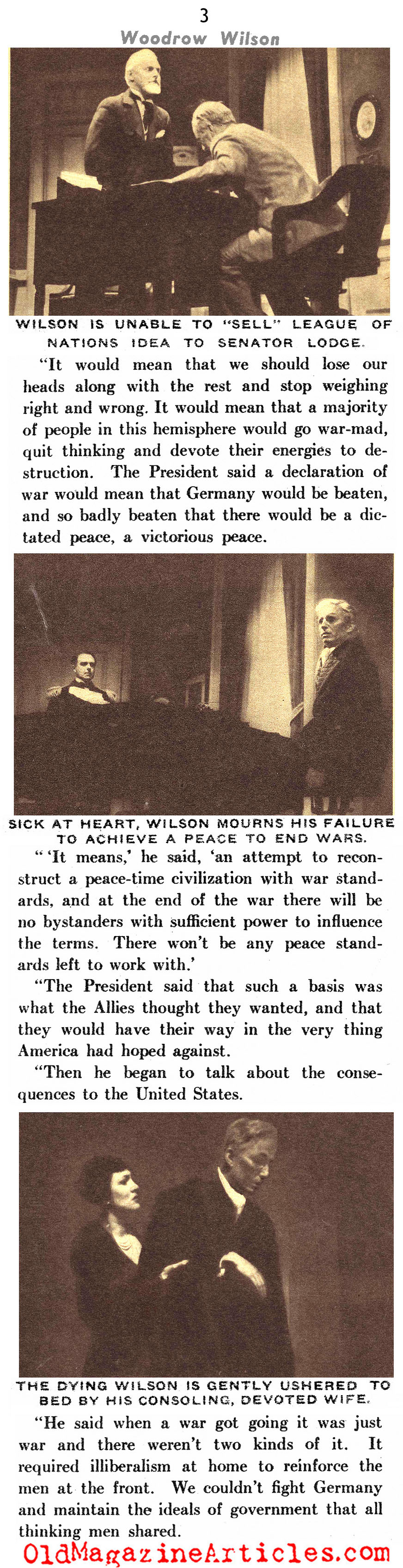 Wilson On The Eve of War (Pic Magazine, 1942)