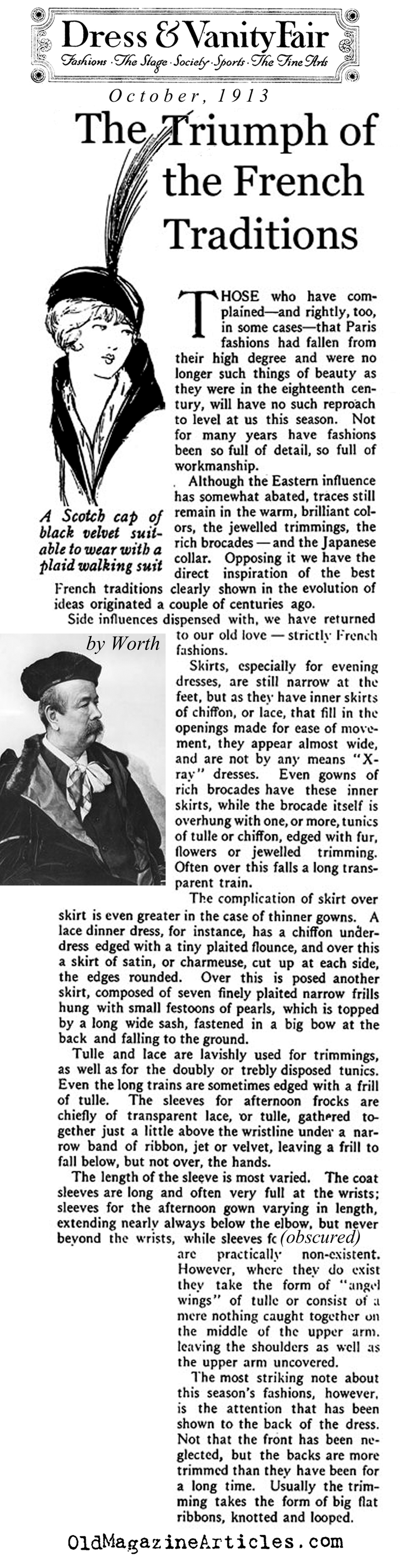 Paris Fashion, 1913 (Vanity Fair Magazine, 1913)