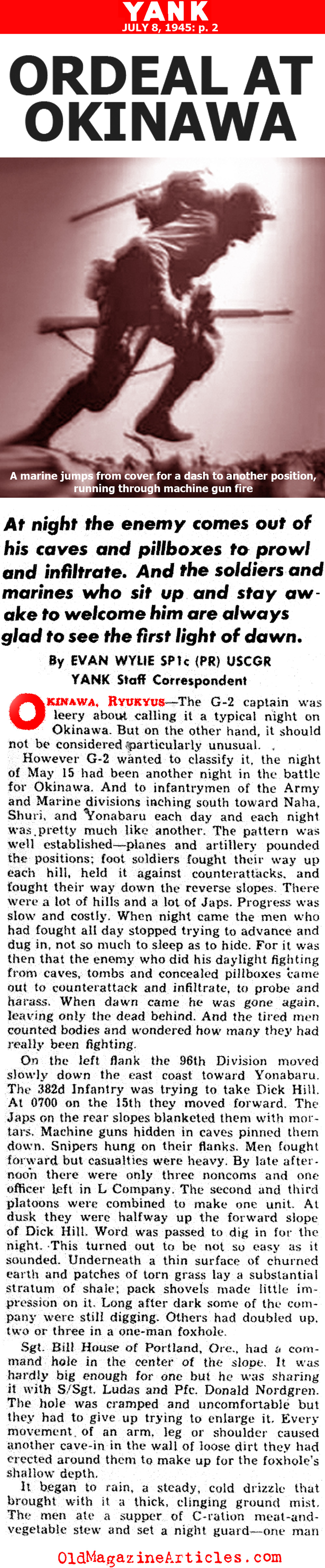 Contest On Okinawa (Yank Magazine, 1945)