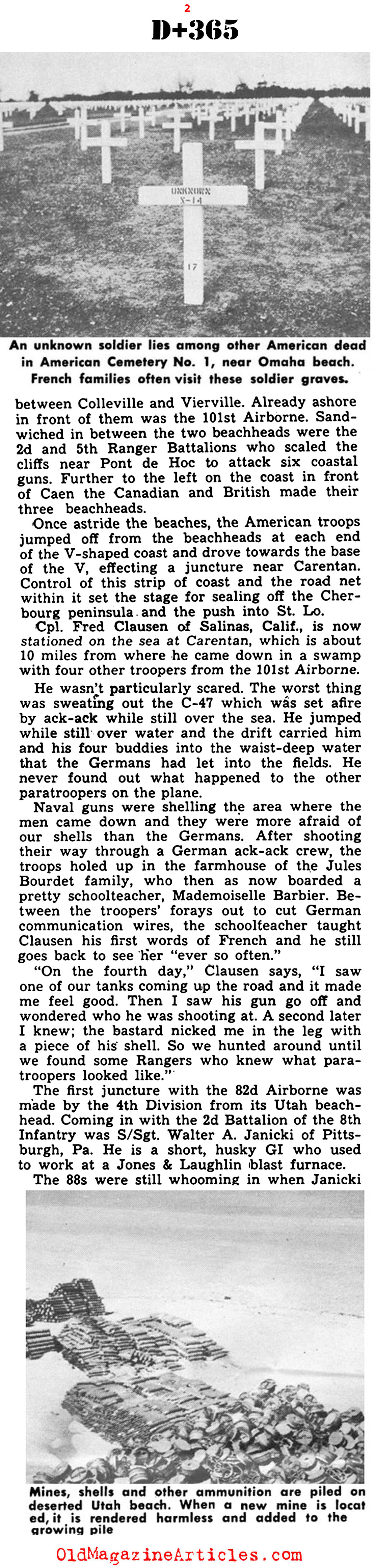 June 6, 1945: the First Anniversary (Yank Magazine, 1945)