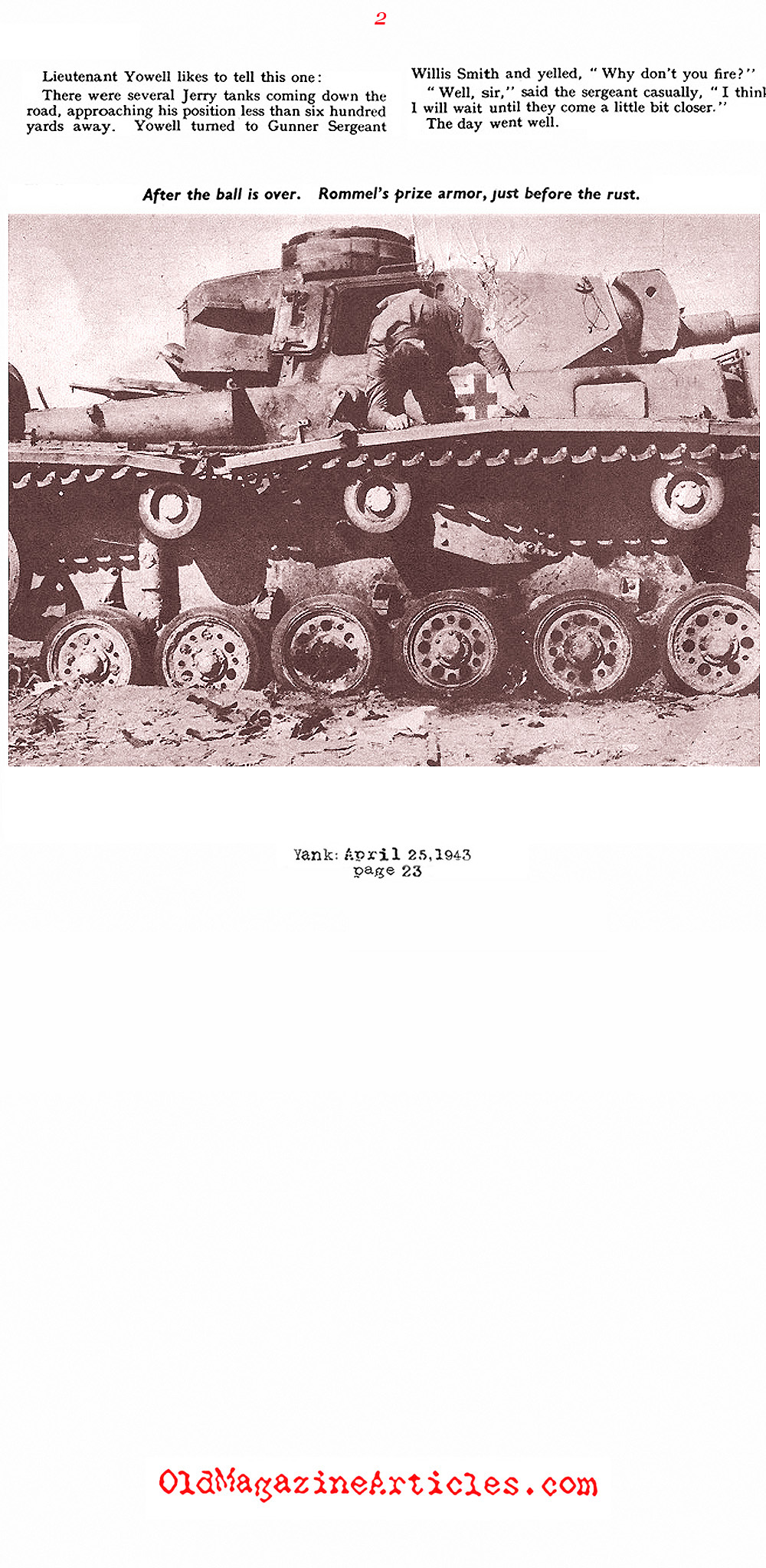 The American Half-Track (Yank Magazine, 1943)