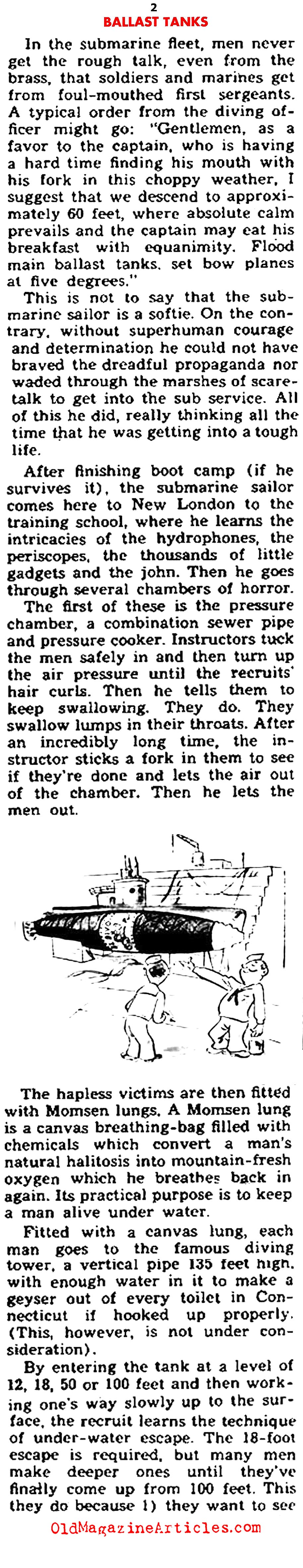 Fact and Fiction About Submarines (Yank Magazine, 1943)