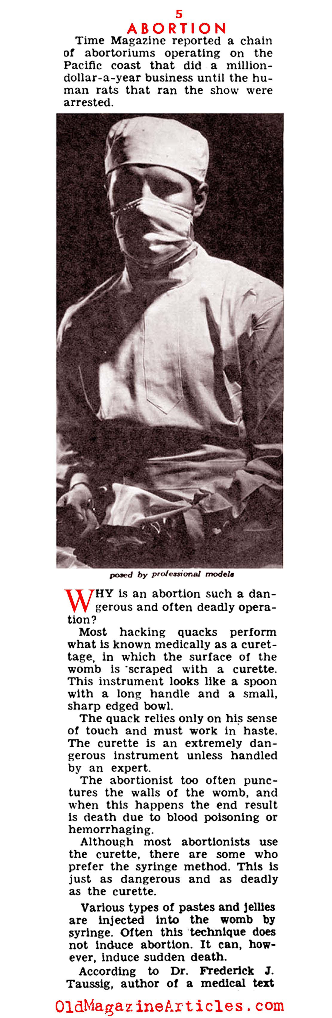 The Abortion Racket (Sir! Magazine, 1954)