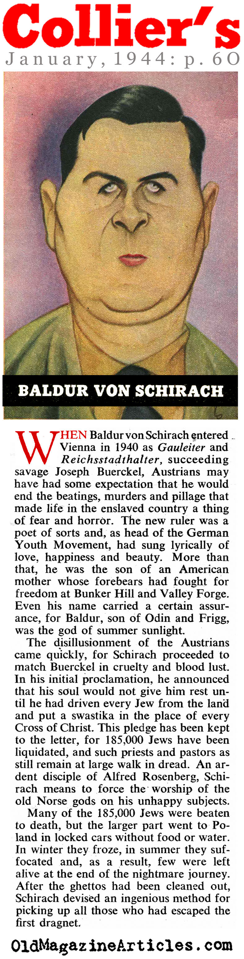Baldur von Schirach (Collier's Magazine, 1944)