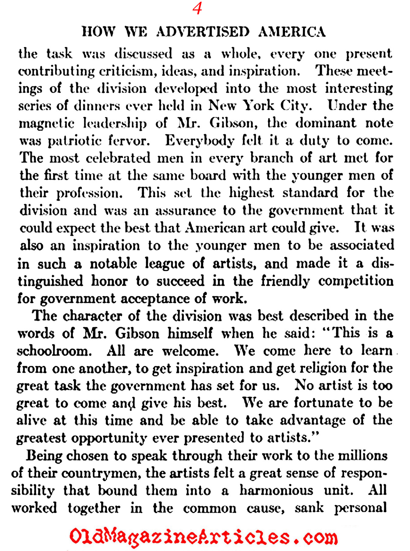 George Creel and His Posters  (How We Advertised America, 1920)