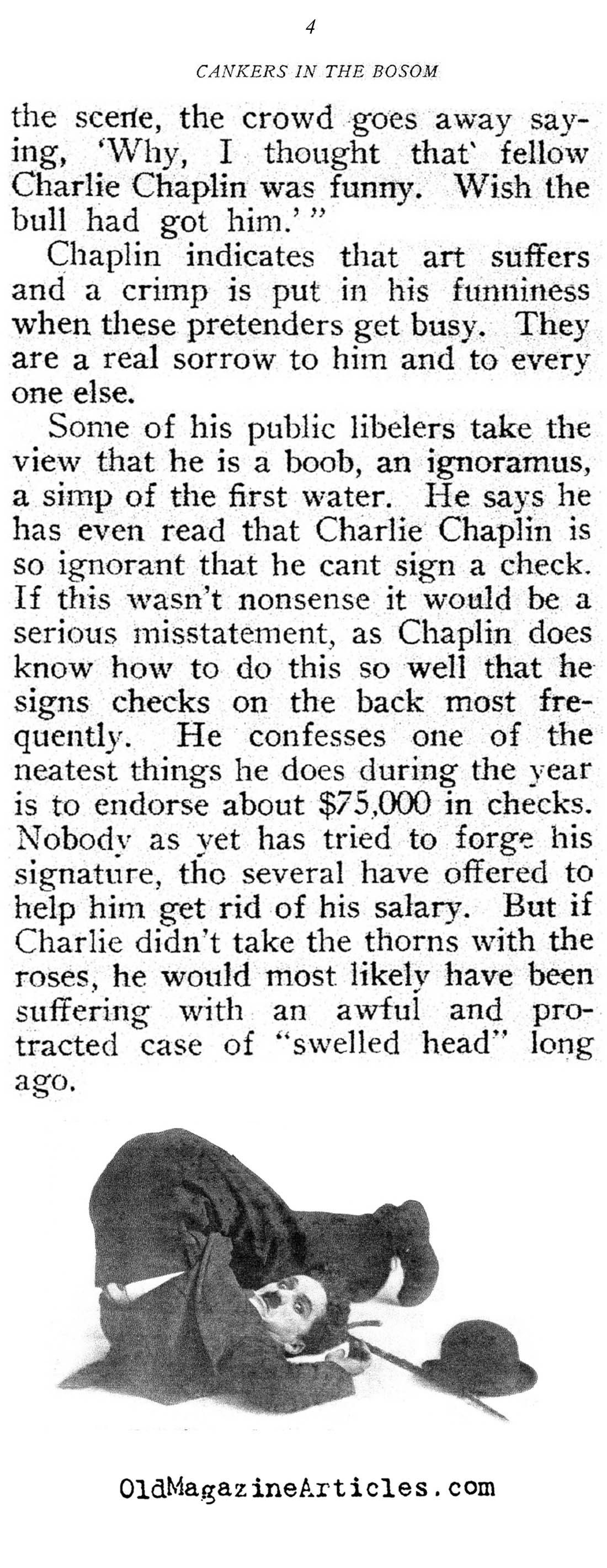 Charlie Chaplin and His Imposters  (Motion Picture Magazine, 1916)