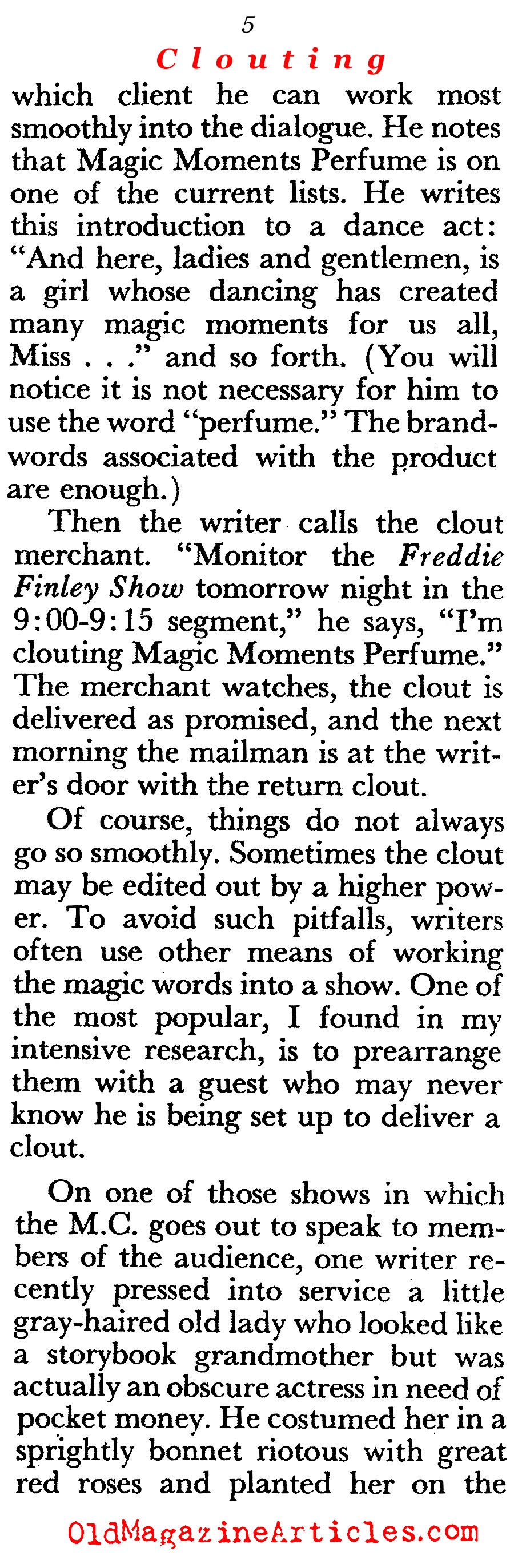 They Called it ''Clouting'' (Pageant Magazine, 1959)