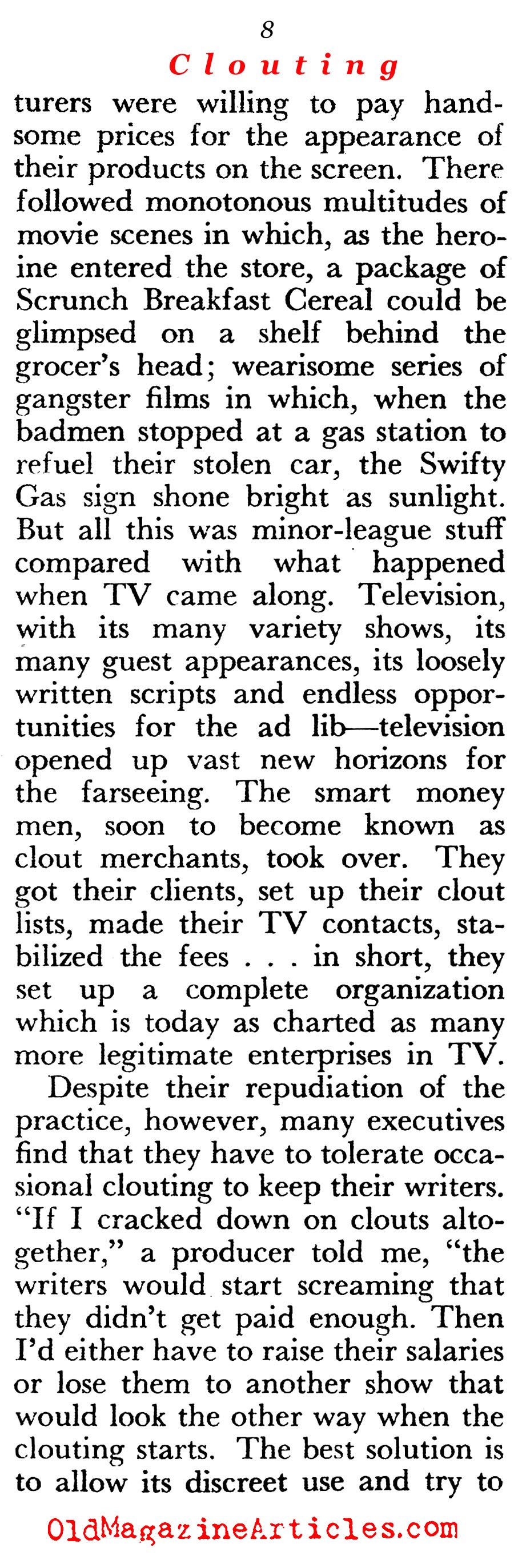 They Called it ''Clouting'' (Pageant Magazine, 1959)