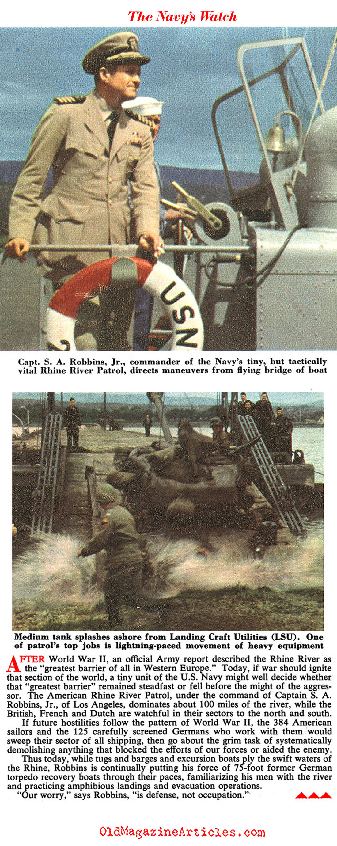 Two Important Rivers in the Cold War Struggle (Collier's Magazine, 1952)