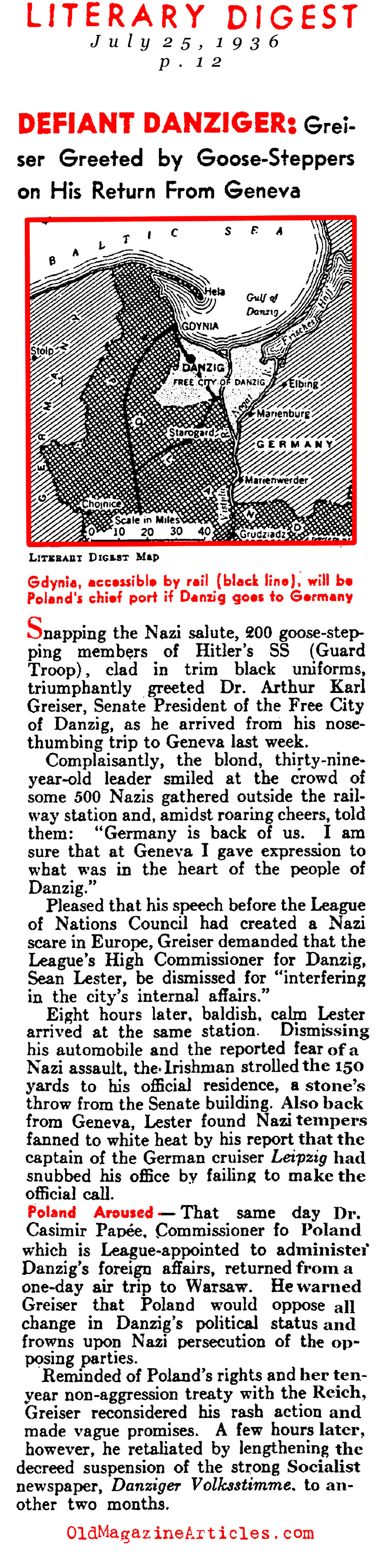  Danzig Nazis (The Literary Digest, 1936)