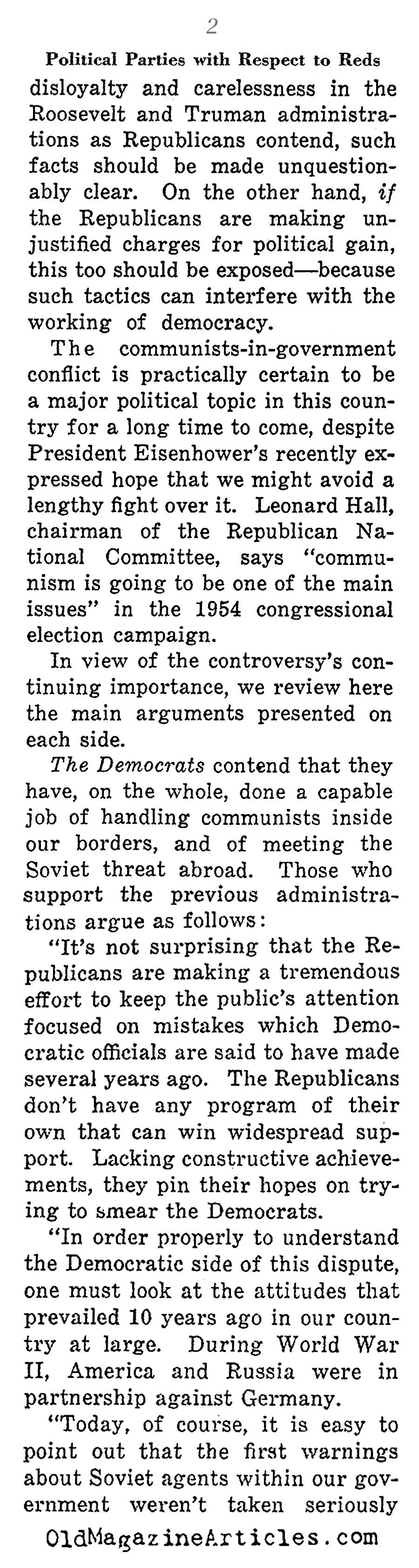 Reds in the Government (Weekly News Review, 1953)