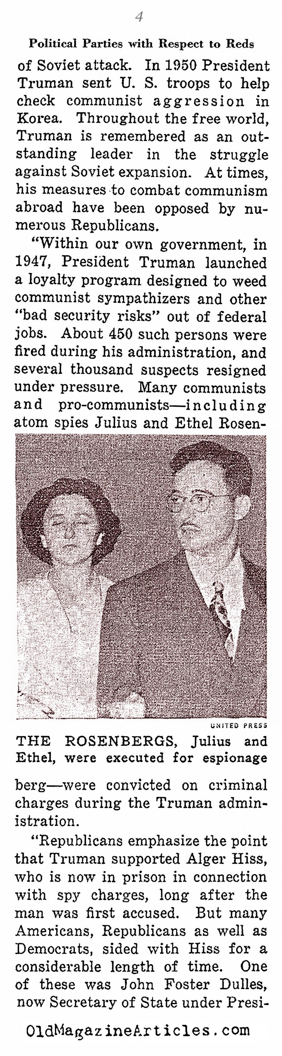 Reds in the Government (Weekly News Review, 1953)