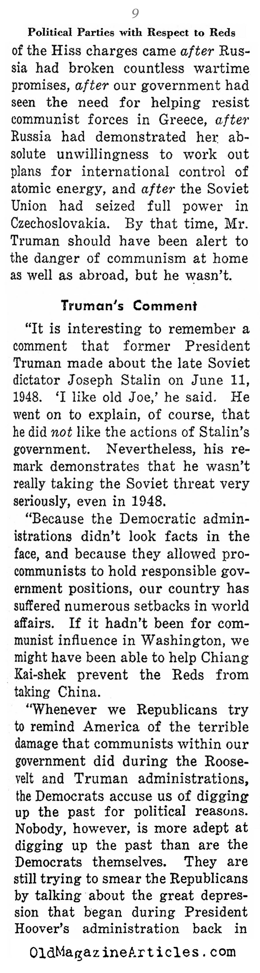 Reds in the Government (Weekly News Review, 1953)