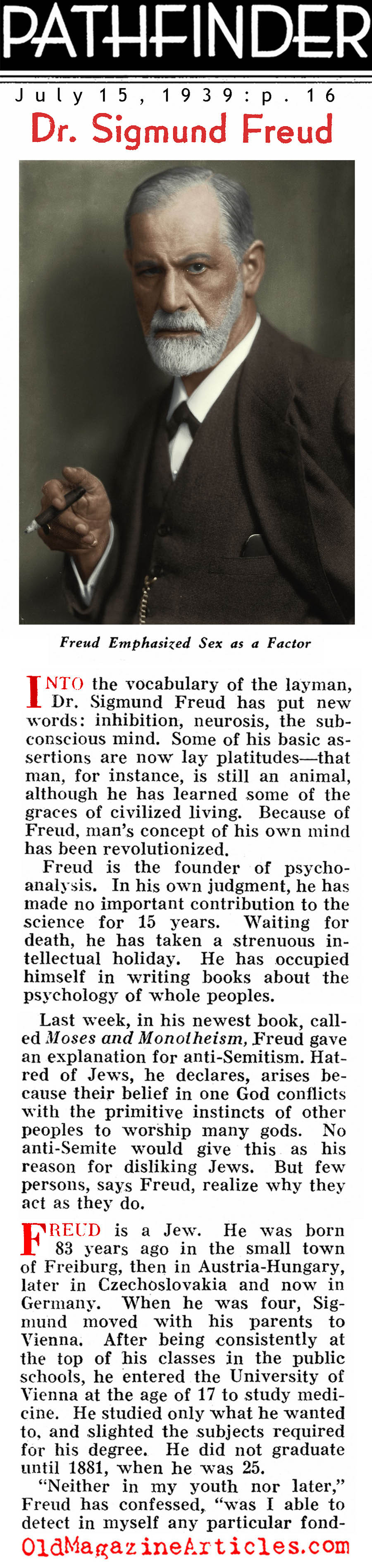 Dr. Freud (Pathfinder Magazine, 1939)