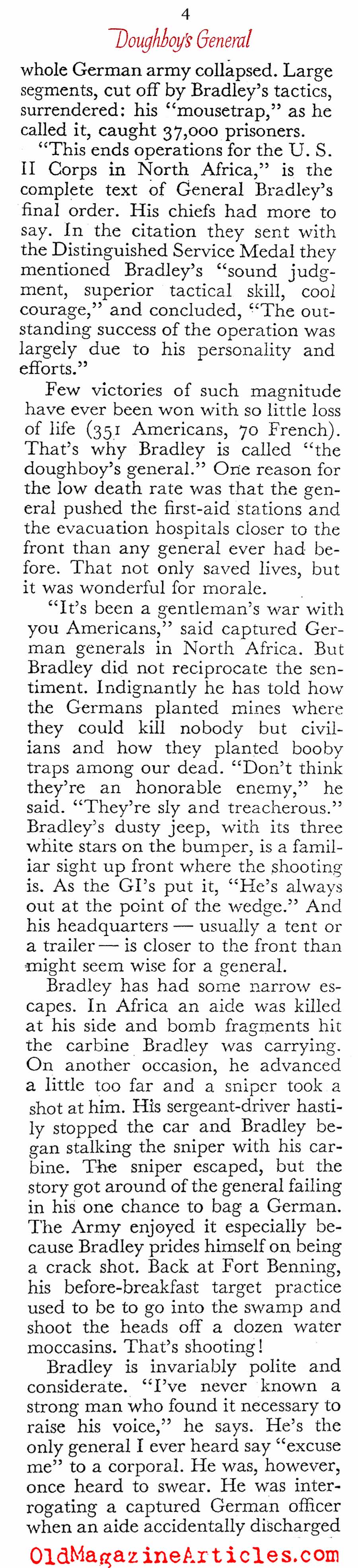 ''Doughboy's General'' (Reader's Digest, 1944)