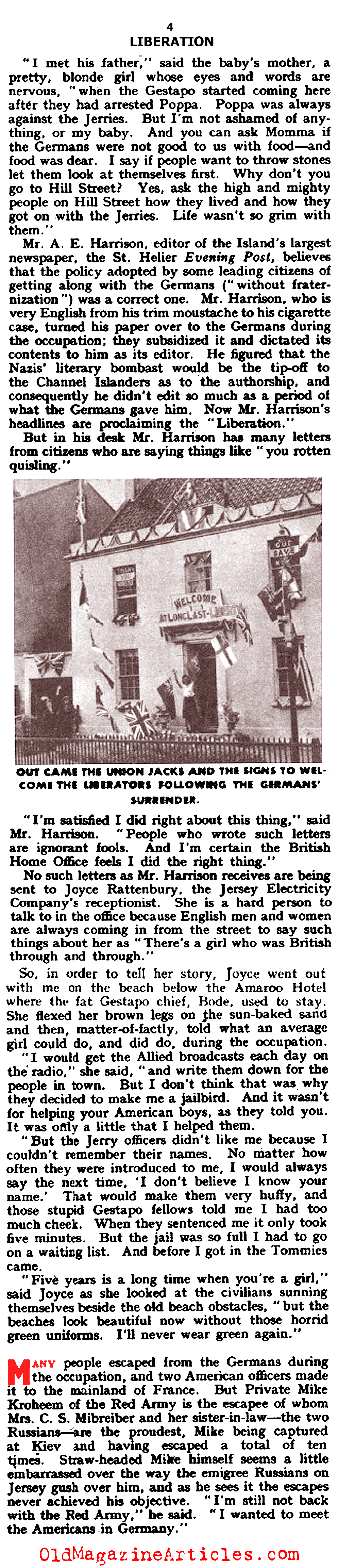 ''Occupied England'' (Yank Magazine, 1945)