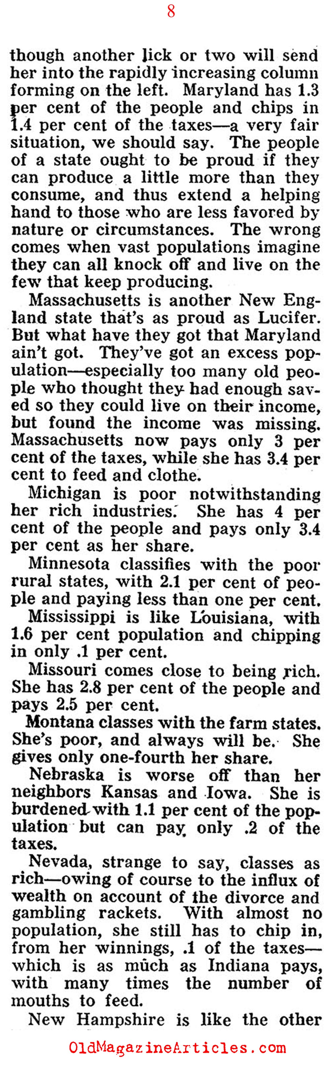 Soak the Rich States, Too (Pathfinder Magazine, 1935)