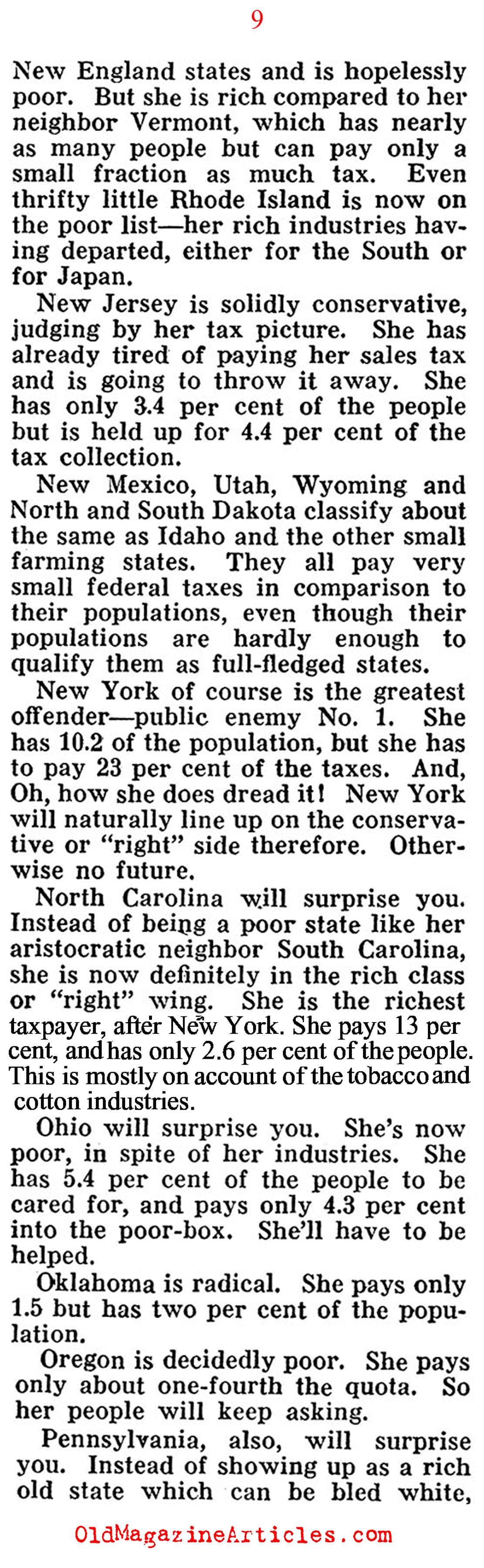 Soak the Rich States, Too (Pathfinder Magazine, 1935)