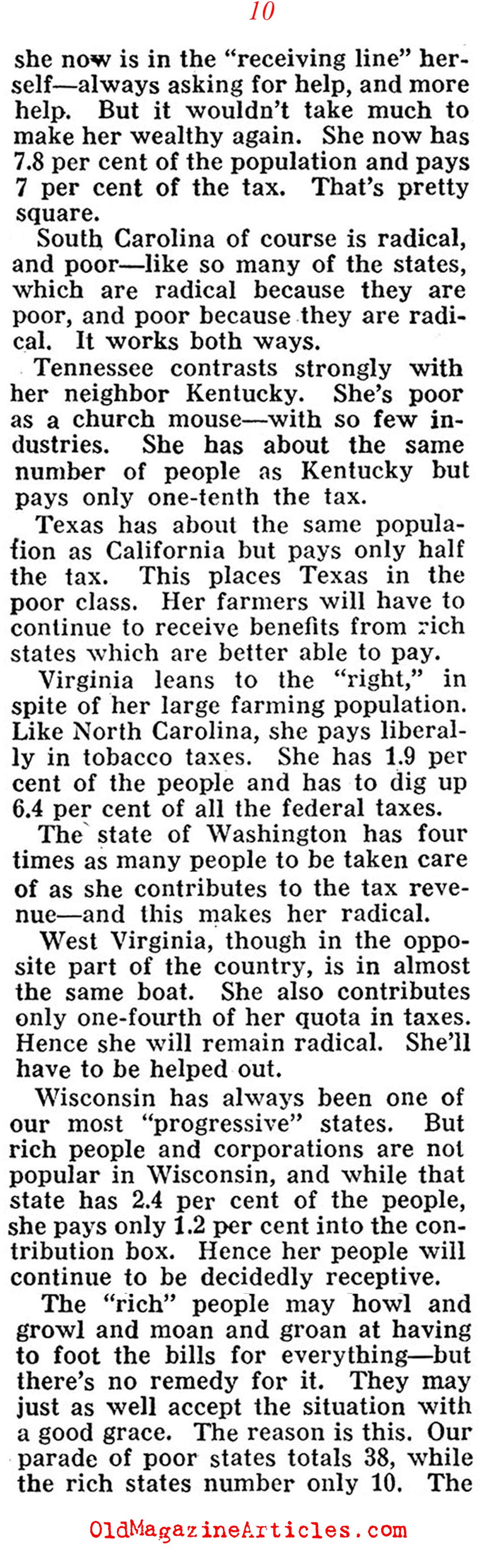 Soak the Rich States, Too (Pathfinder Magazine, 1935)